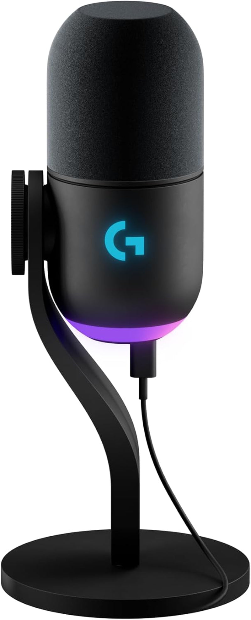 Yeti GX Dynamic RGB Gaming Microphone, Podcast Microphone with LIGHTSYNC, Blue VO!CE, G HUB Control, USB Plug and Play - Black