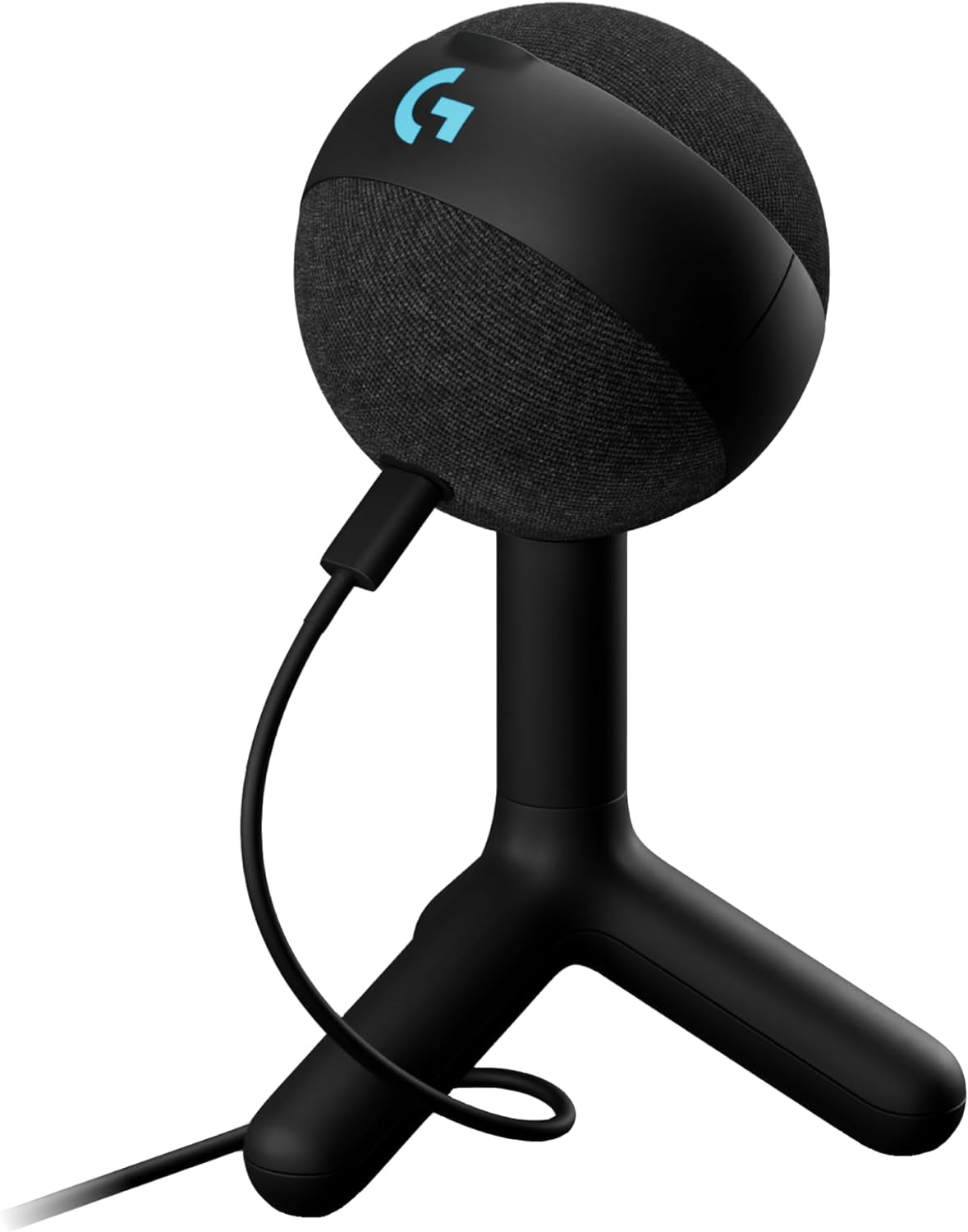 Yeti Orb Condenser RGB Gaming Mic with LIGHTSYNC, USB Mic for Streaming, Cardioid for Pc/Mac - Black