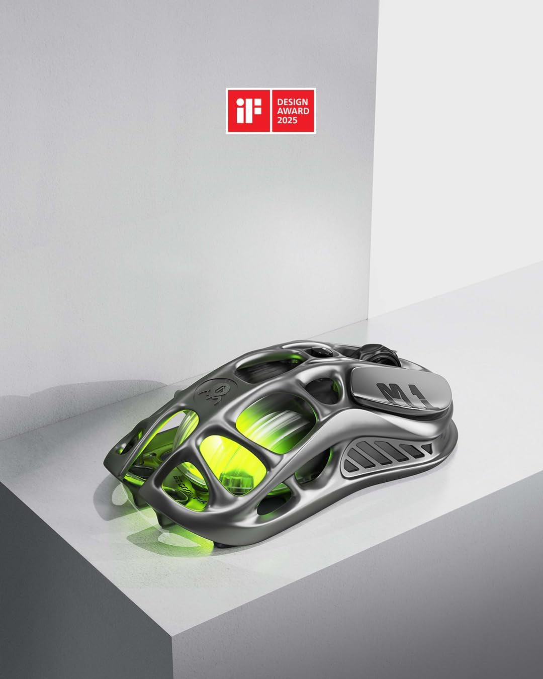 Wireless Gaming Mice Mercury M1 Pro, Lightweight Magnesium Alloy Gaming Mouse, 26,000 DPI, PAW3395DM Sensor, Tri Mode Connection, Support 4K, up to 200 Hours Battery Life
