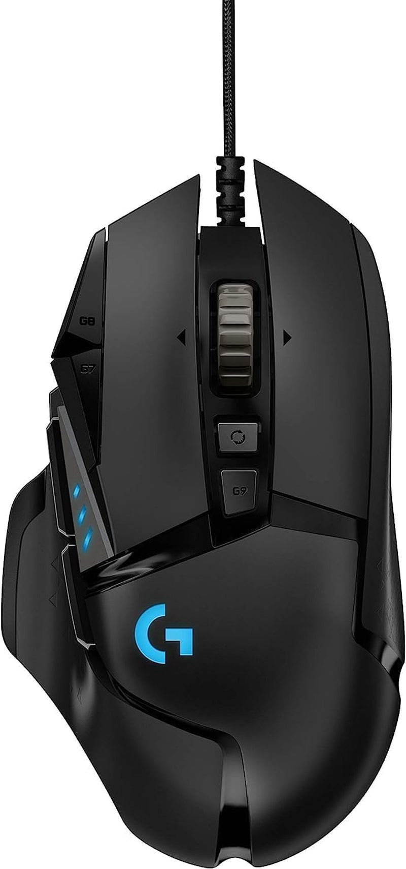 G502 Hero Gaming Mouse (MR0076, 910-005571) - 25,600 DPI, 4K Video Capture
