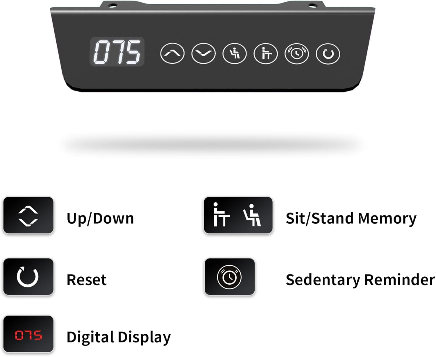 72" Standing Gaming Desk with Dual Motor, Wing-Shaped Computer Desk with Full Coverage Mouse Pad, Electric Height Adjustable Standing Desk with RGB LED Lights and Slot Design Shelves