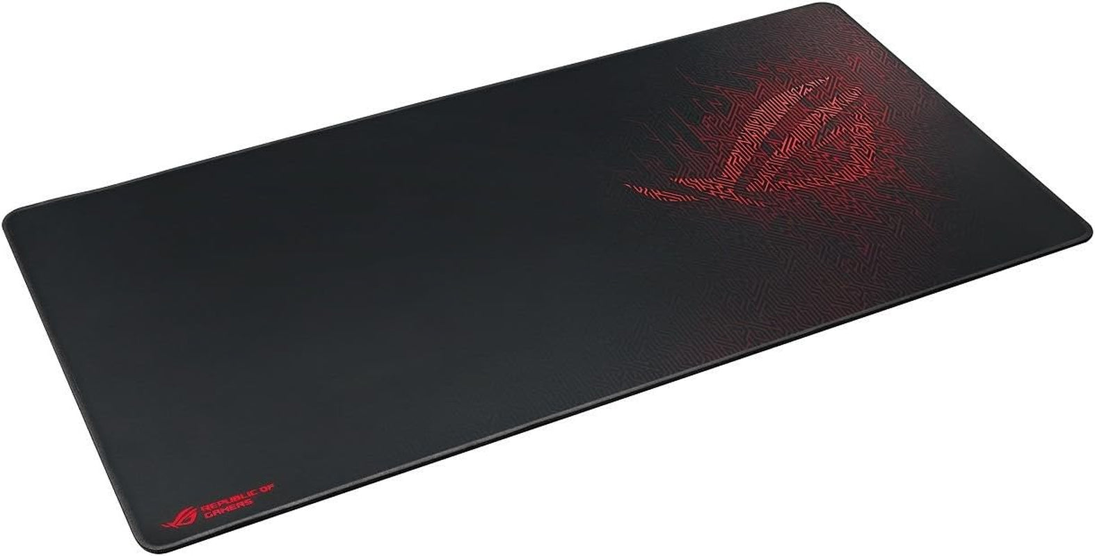 ROG Sheath BLK LTD Gaming Mouse Pad – 35.4” X 17.3", Extra-Large Surface, Black, Ultra-Smooth for Precise Mouse Control, Anti-Fray Stitched Edges, Non-Slip Base