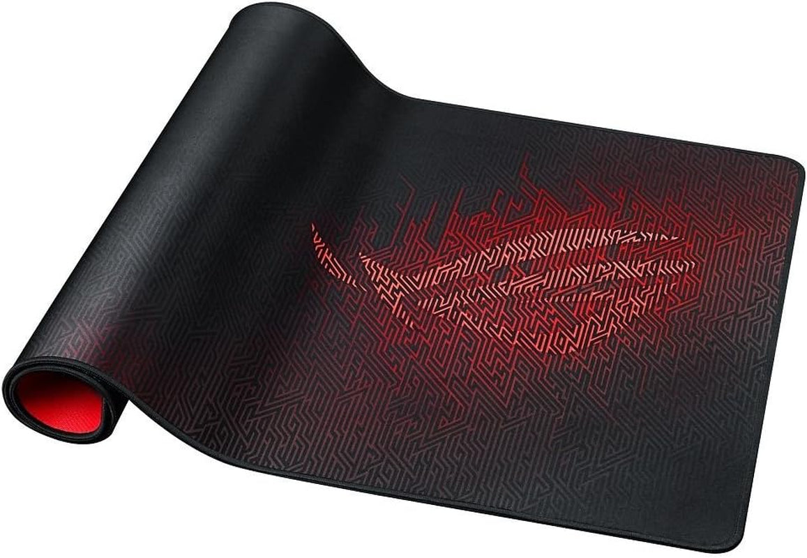 ROG Sheath BLK LTD Gaming Mouse Pad – 35.4” X 17.3", Extra-Large Surface, Black, Ultra-Smooth for Precise Mouse Control, Anti-Fray Stitched Edges, Non-Slip Base