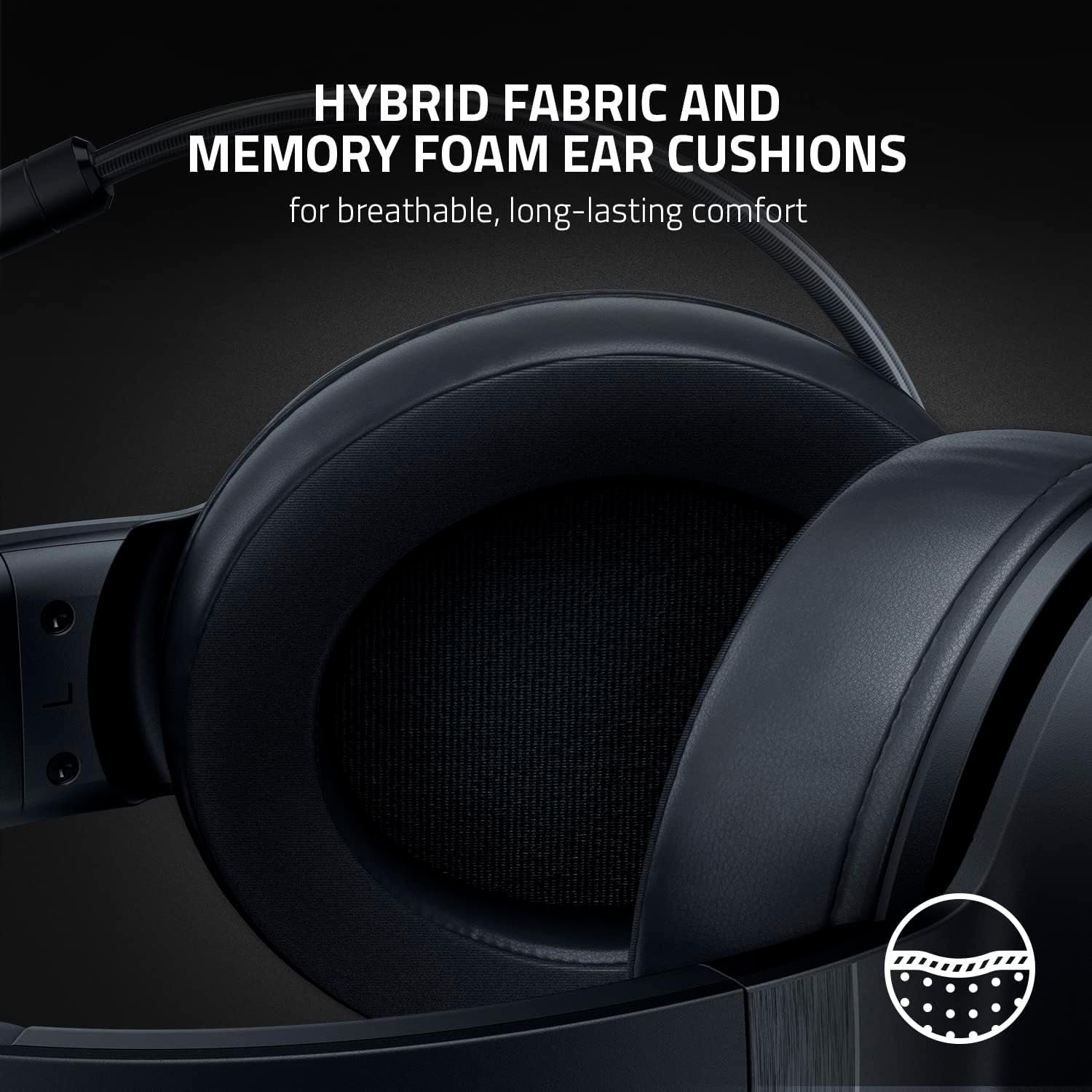 Kraken V3 X Wired USB Gaming Headset: Lightweight Build - Triforce 40Mm Drivers - Hyperclear Cardioid Mic - 7.1 Surround Sound - Chroma RGB Lighting - Black