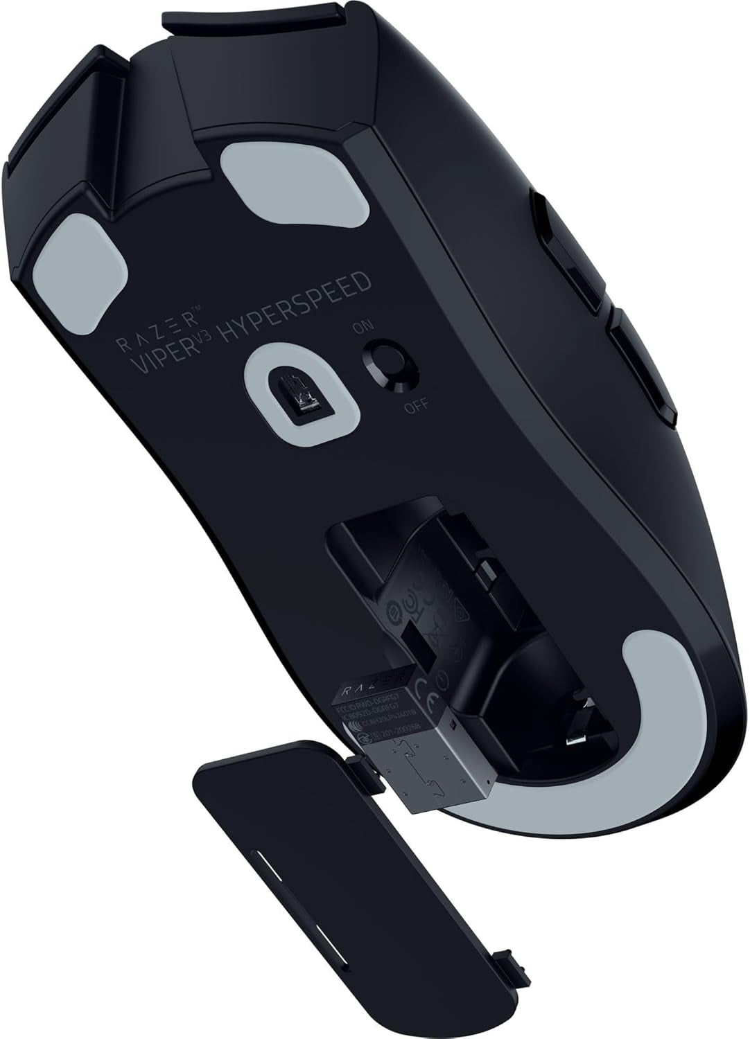 Viper V3 Hyperspeed Wireless Esports Gaming Mouse: 82G Lightweight - up to 280 Hr Battery - 30K DPI Optical Sensor - Gen-2 Mechanical Switches - 8 Programmable Controls - Classic Black