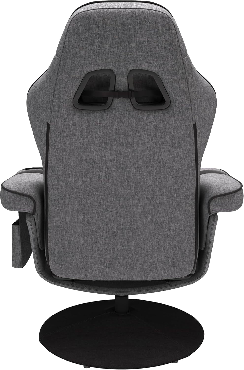 900 Gaming Chair - Video Games Console Recliner, Computer Chair with Adjustable Leg Rest, Cupholder, and Footrest - Gray Fabric