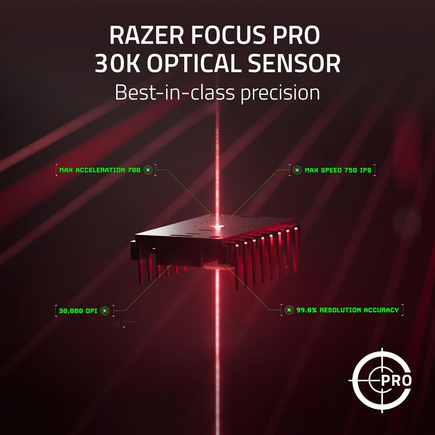 Deathadder V3 Pro Wireless Gaming Mouse + Hyperpolling Wireless Dongle: 63G Ultra Lightweight - Focus Pro 30K Optical Sensor - Optical Switches Gen-3-5 Programmable Buttons - Black
