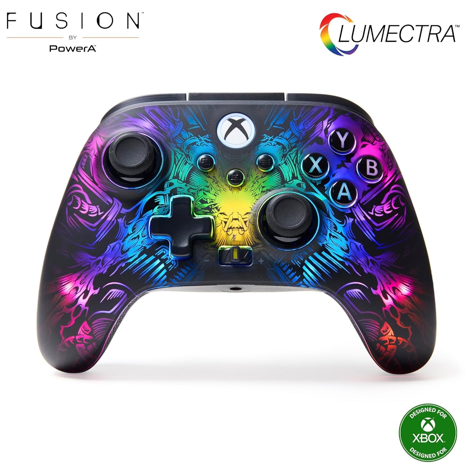 FUSION Pro Wireless Controller for Xbox Series X|S with Lumectra, Gamepad, Wired Video Game Controller, Gaming Controller, Officially Licensed for Xbox Series X|S and Works on Xbox One and Windows 10/11