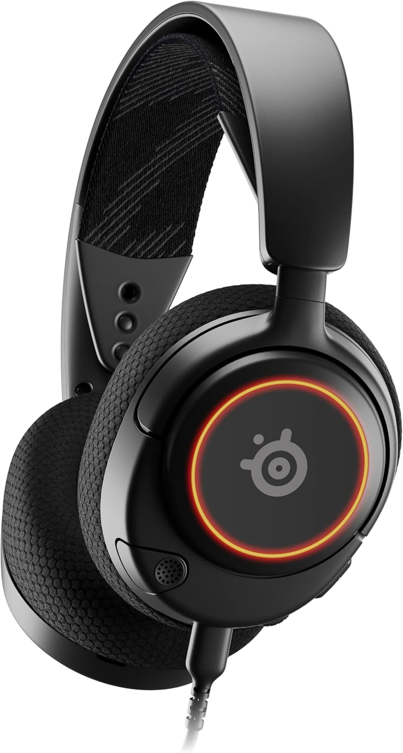 New Arctis Nova 3 Multi-Platform Gaming Headset - Signature Arctis Sound - Clearcast Gen 2 Mic - PC, PS5/PS4, Xbox Series X|S, Switch, Mobile,Black