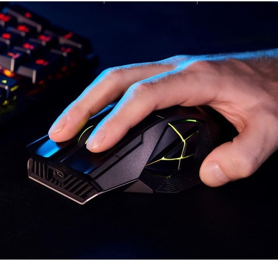 ROG Spatha X - Ratón inalámbrico para juegos (soporte de carga magnético)