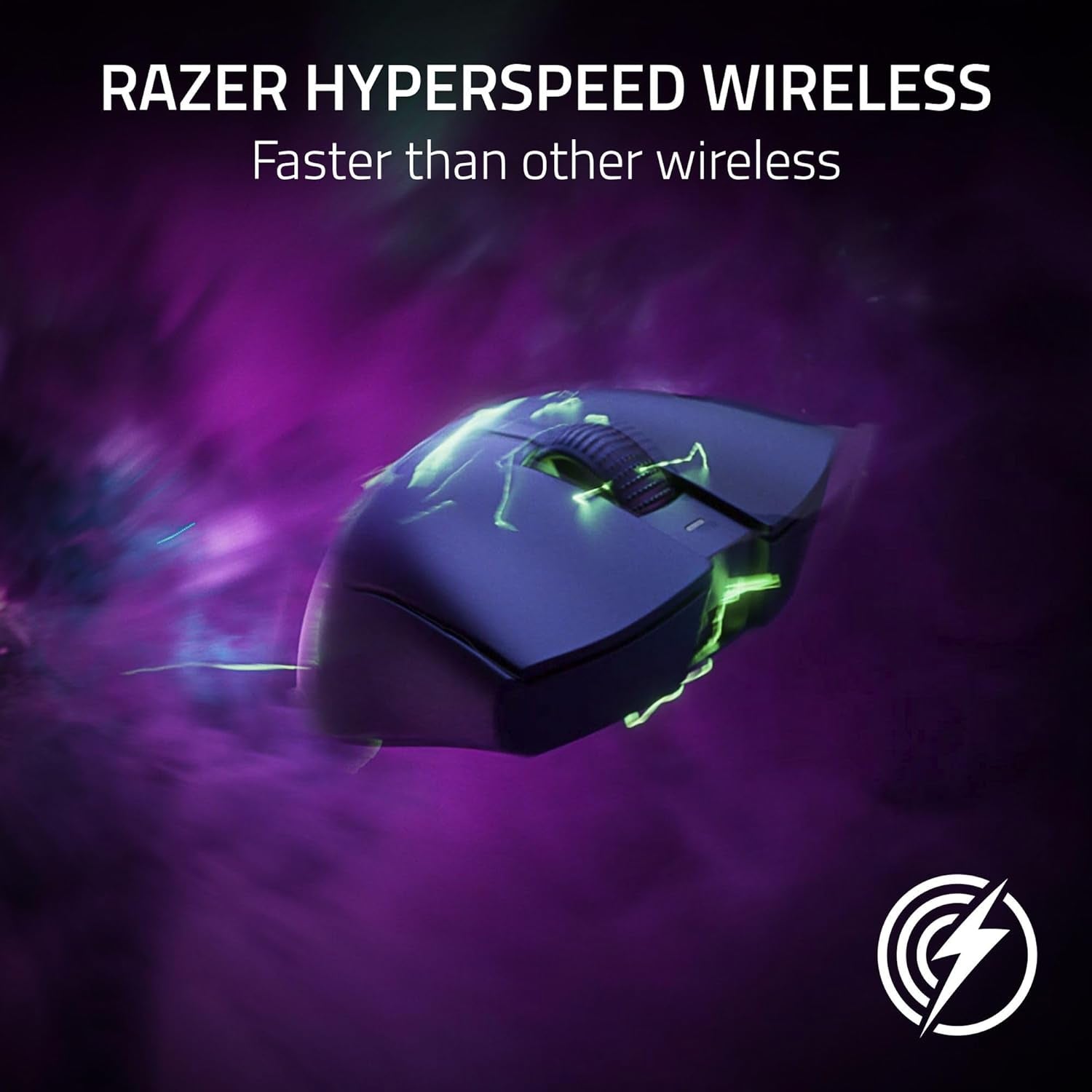 Deathadder V3 Pro Wireless Gaming Mouse + Hyperpolling Wireless Dongle: 63G Ultra Lightweight - Focus Pro 30K Optical Sensor - Optical Switches Gen-3-5 Programmable Buttons - Black