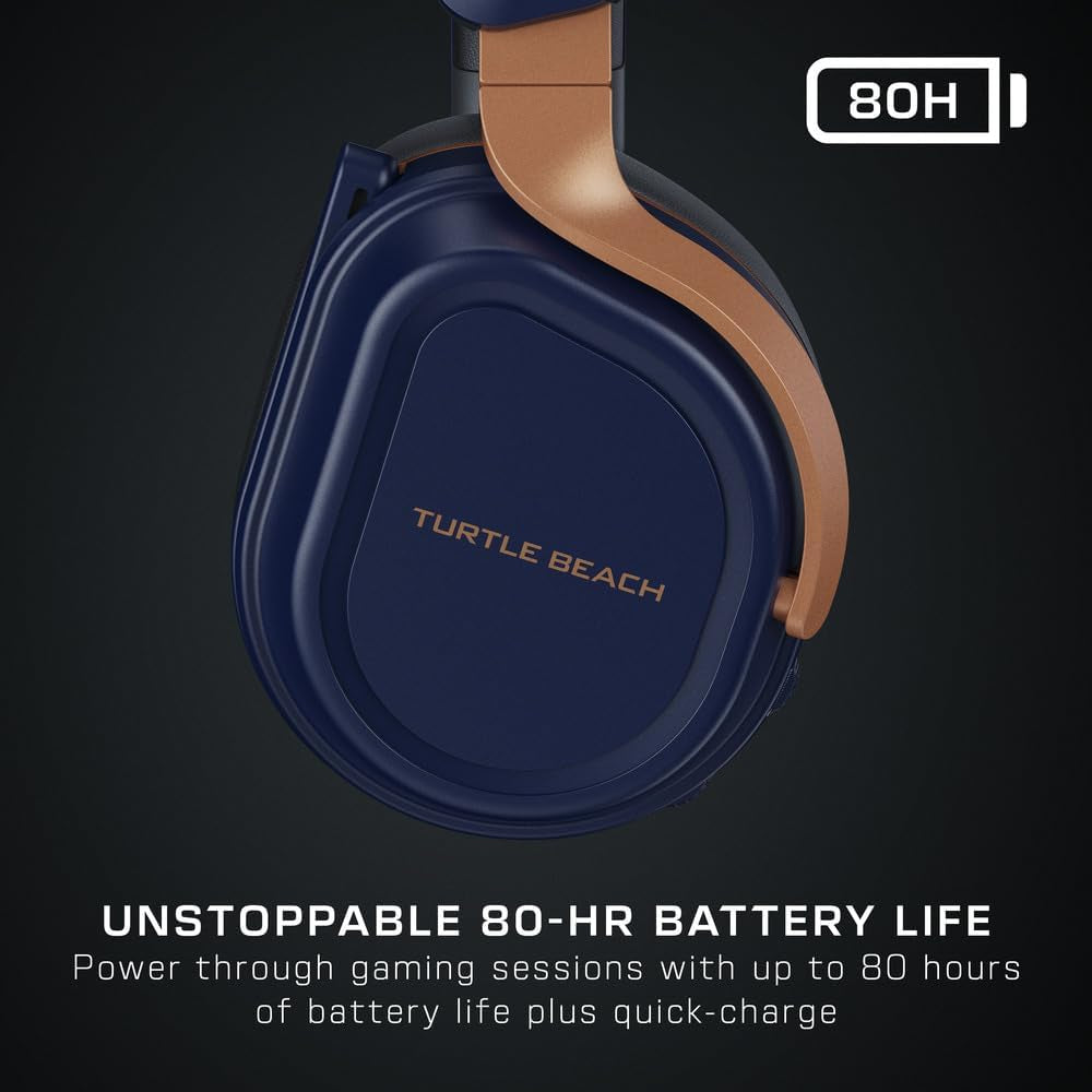 Stealth 700 Gen 3 Wireless Multiplatform Amplified Gaming Headset for Xbox Series X|S, Xbox One, PC, PS5, Mobile – 60Mm Drivers, AI Noise-Cancelling Mic, Bluetooth, 80-Hr Battery – Cobalt