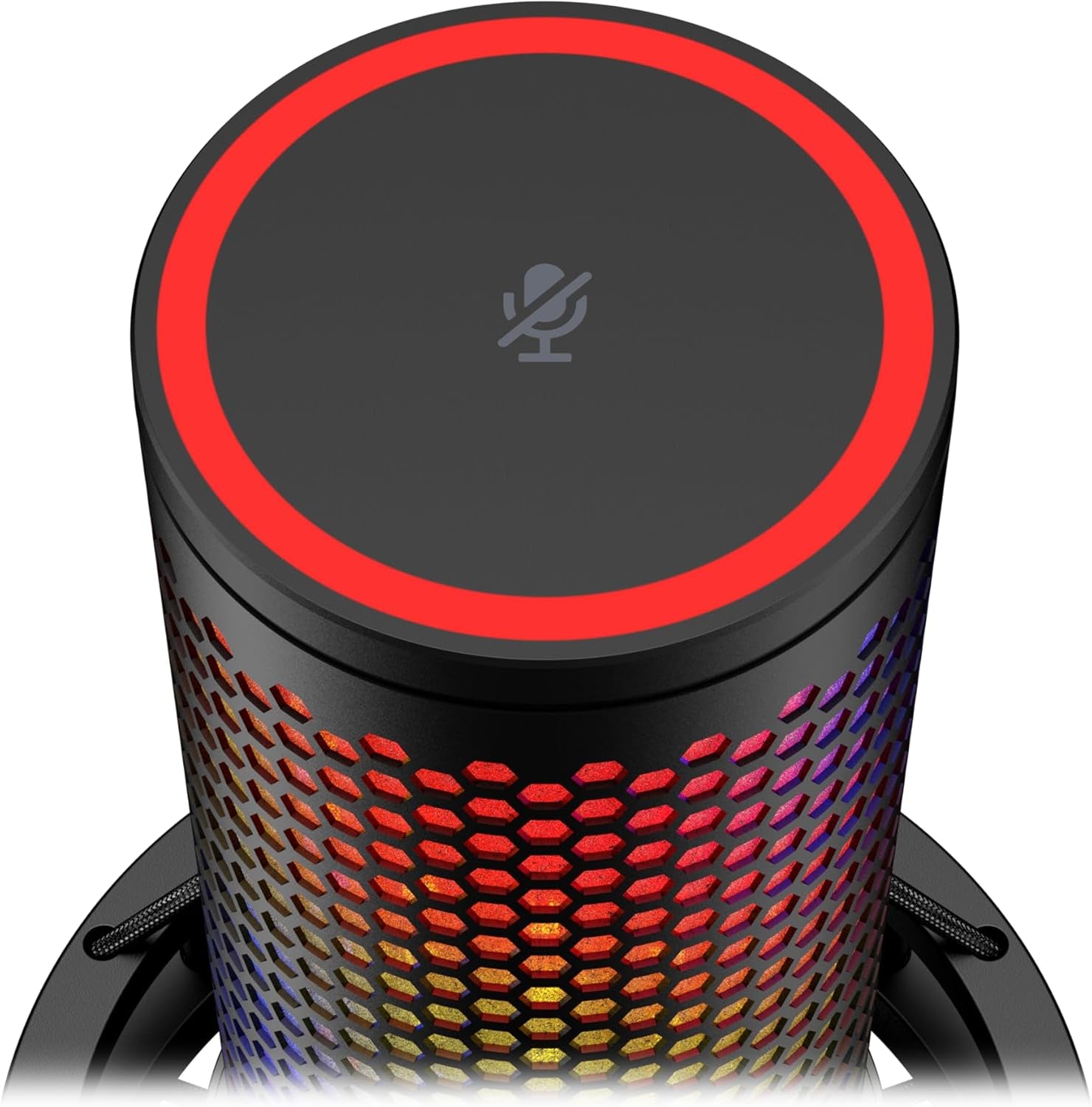 Quadcast 2 S – USB Microphone, with RGB Lighting, Streaming and Podcasting, with On-Board Controls, LED Lighting, Removable Shock Mount, PC, Mac, USB-C - Black