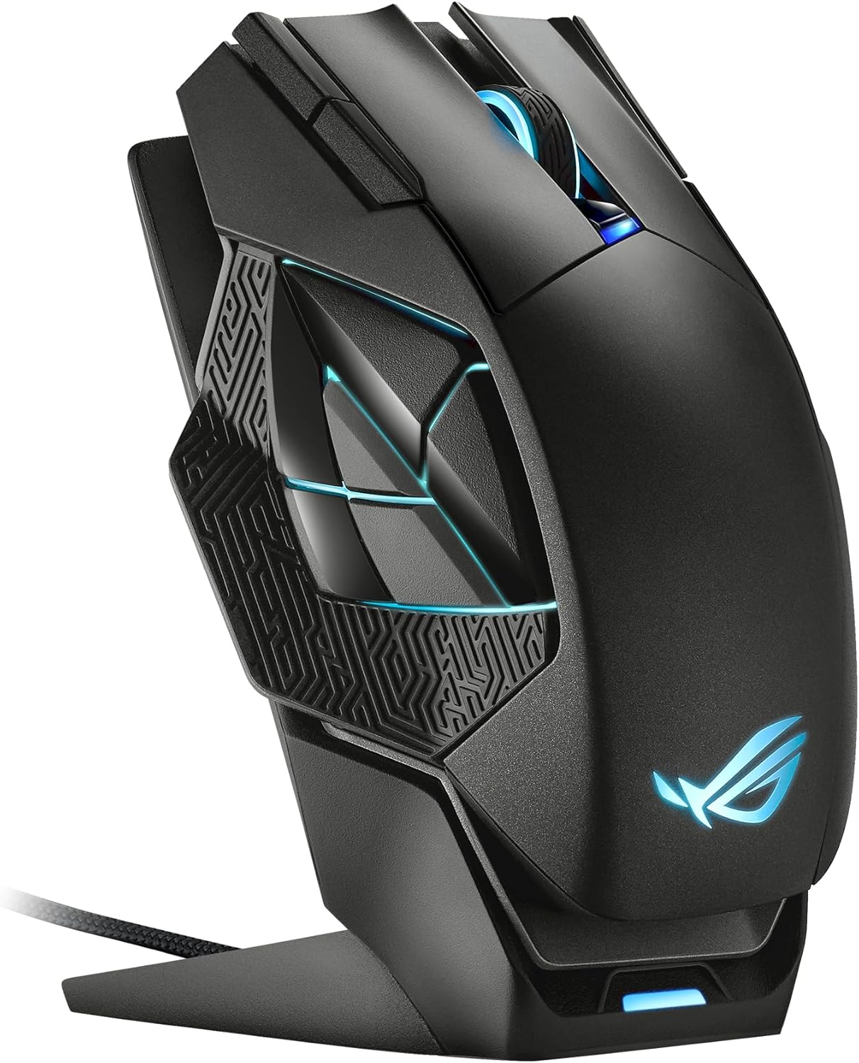 ROG Spatha X - Ratón inalámbrico para juegos (soporte de carga magnético)