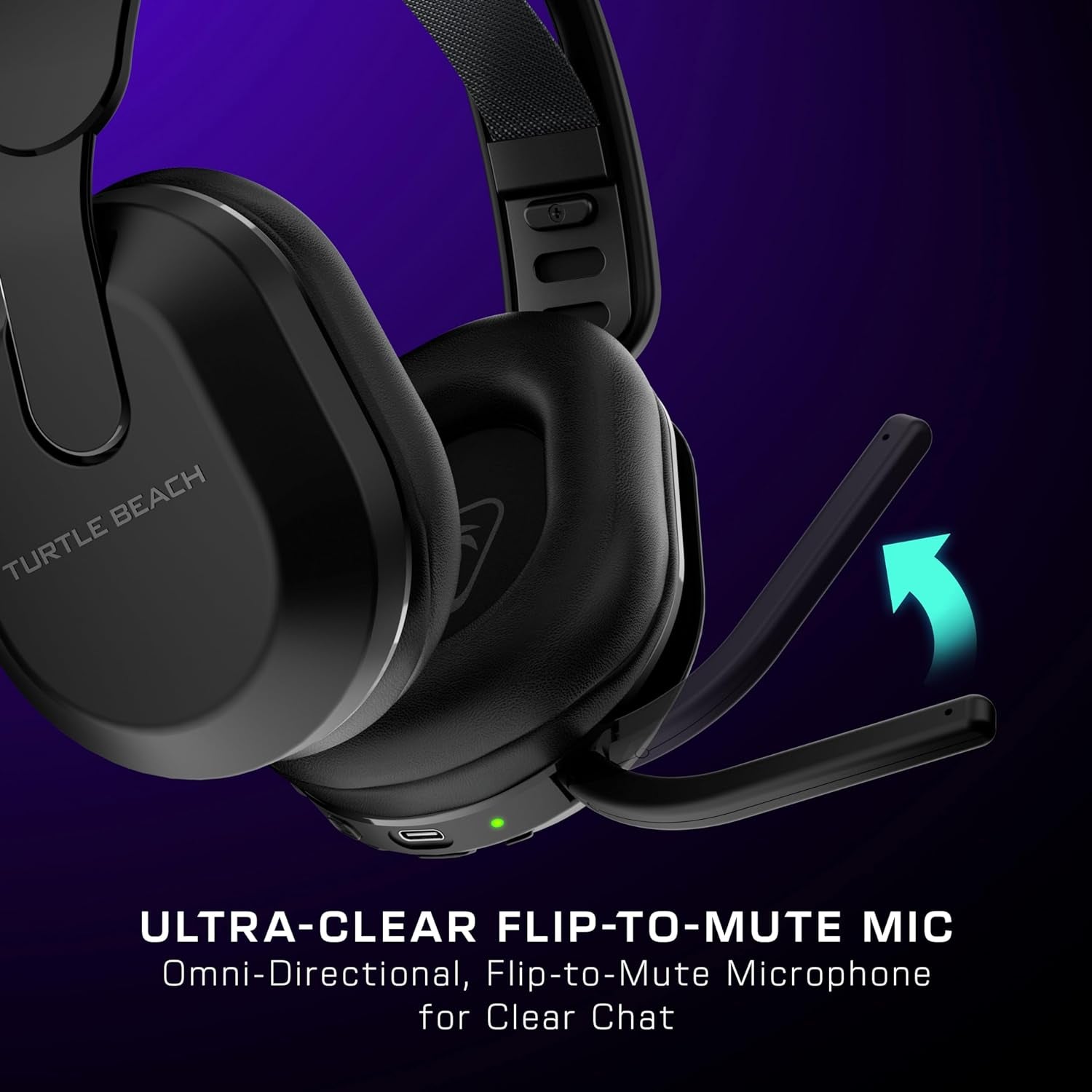 Stealth 500 Wireless Gaming Headset Licensed for Xbox Series X|S, Compatible with Xbox One, Bluetooth, PC, Mobile, 40 Hr Battery, Memory Foam Cushions, Flip-To-Mute Mic, Black