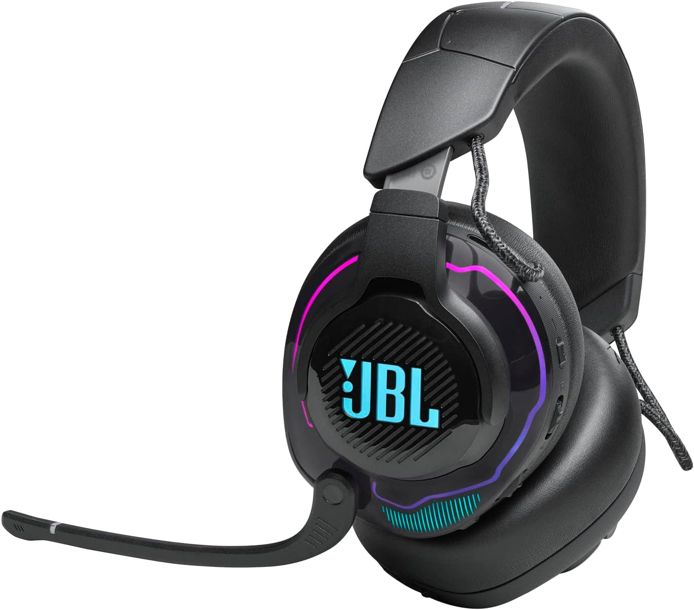 Quantum 910 - Wireless Over-Ear Performance Gaming Headset with Head Tracking-Enhanced, Active Noise Cancelling and Bluetooth, Quantumspatial 360, Low Latency Wireless System (Black)