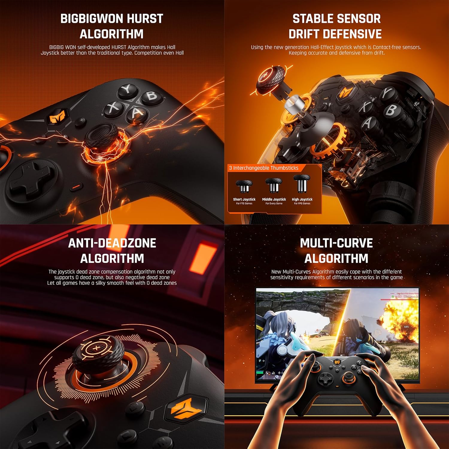 BigBig Won Wireless Controllers, Gale Hall PC Controllers Motion Control