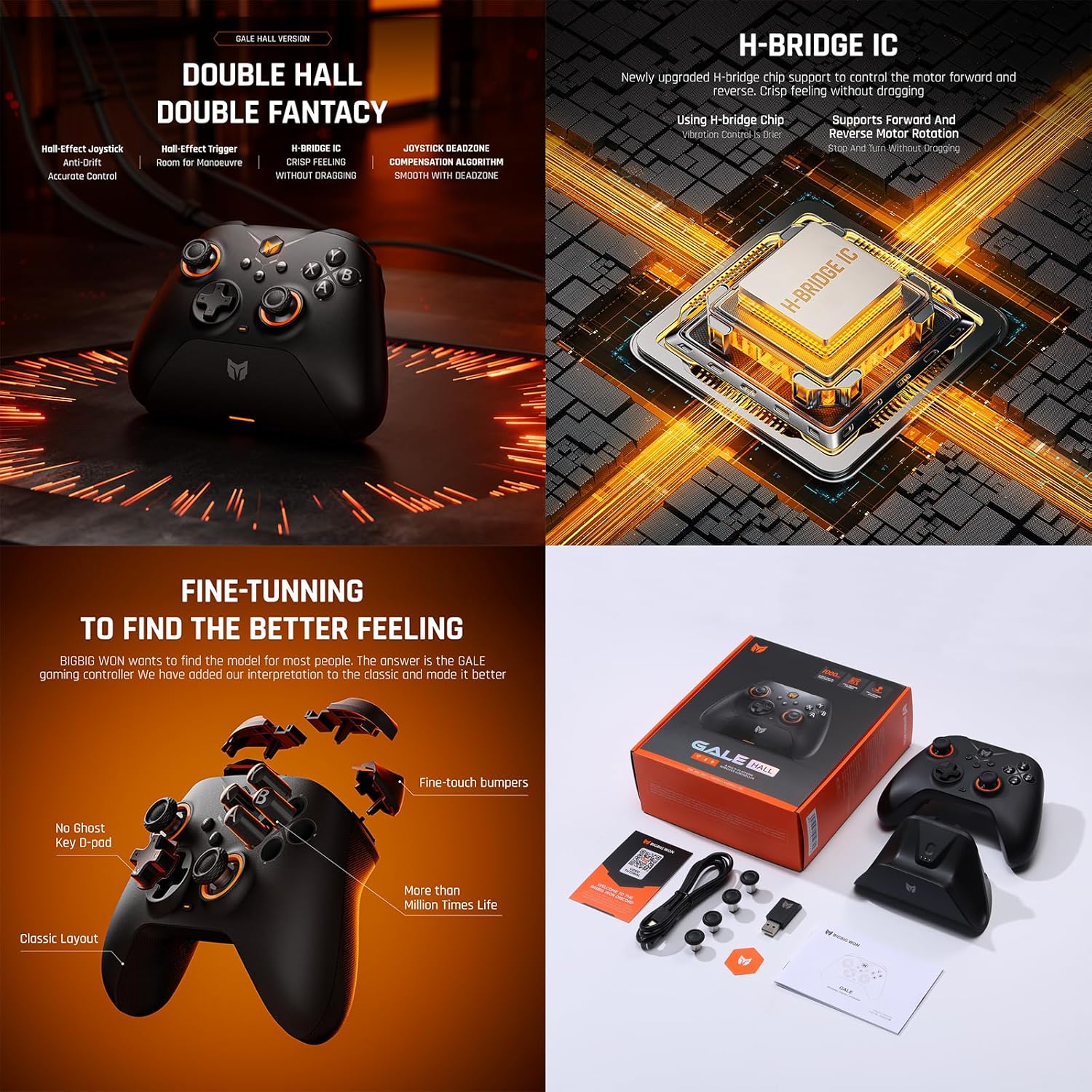 BigBig Won Wireless Controllers, Gale Hall PC Controllers Motion Control