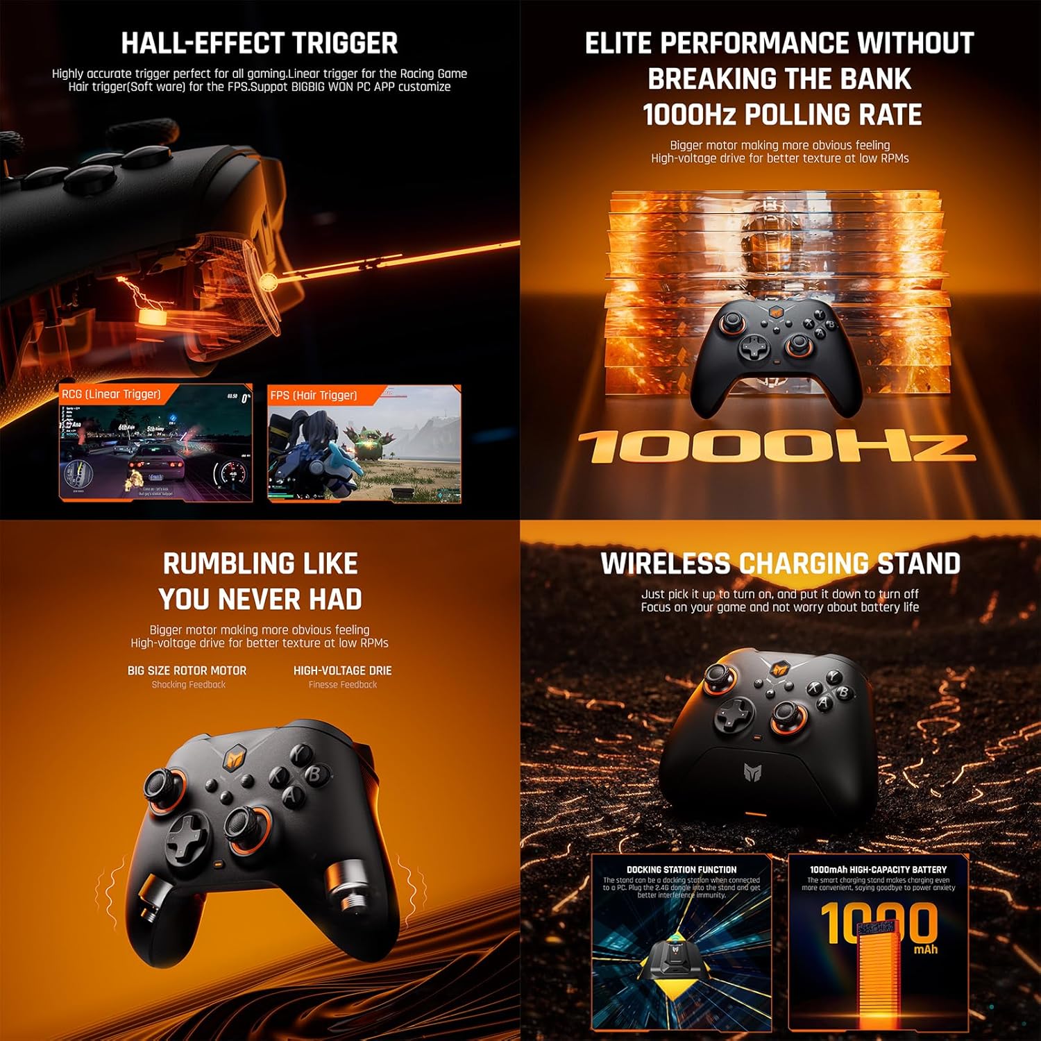 BigBig Won Wireless Controllers, Gale Hall PC Controllers Motion Control