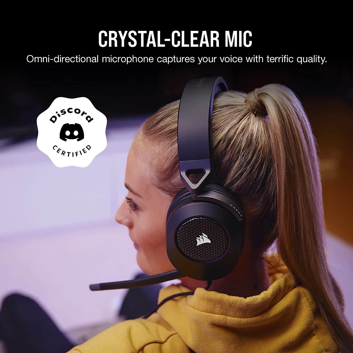 HS65 SURROUND Multiplatform Wired Gaming Headset – Dolby Atmos – Sonarworks Soundid – Icue Compatible – PC, Mac, PS5, PS4, Xbox, Nintendo Switch, Mobile – Carbon