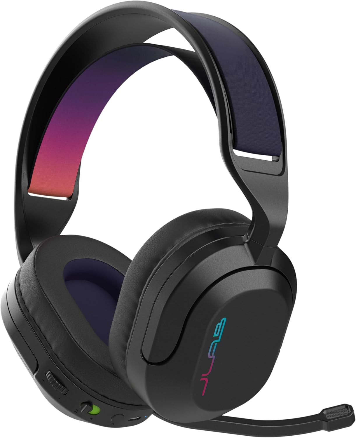 Nightfall Wireless Gaming Headset, All-Night Comfort, 50Mm Drivers and Sound Isolating Inner Shelf, Flip-To-Mute Rotating Mic, Dual Wireless Connections, Customization Options with the Lab App