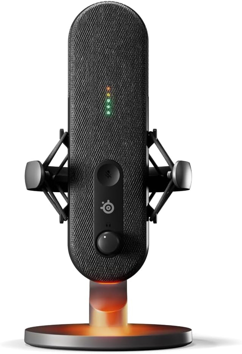 Alias USB Mic for PC — 3X Bigger Capsule for Gaming, Streaming and Podcasting — Sonar for Streamers Audio Software — AI Noise Cancelling — LED Mute & Level Monitoring — Shock Mount