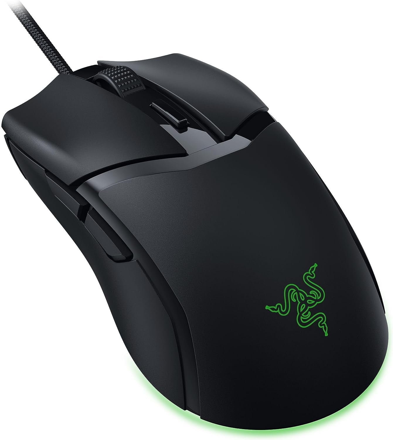 Cobra Gaming Mouse: 58G, Gen-3 Optical Switches, Chroma RGB Lighting, 8500 DPI Sensor, PTFE Feet, Speedflex Cable - Black