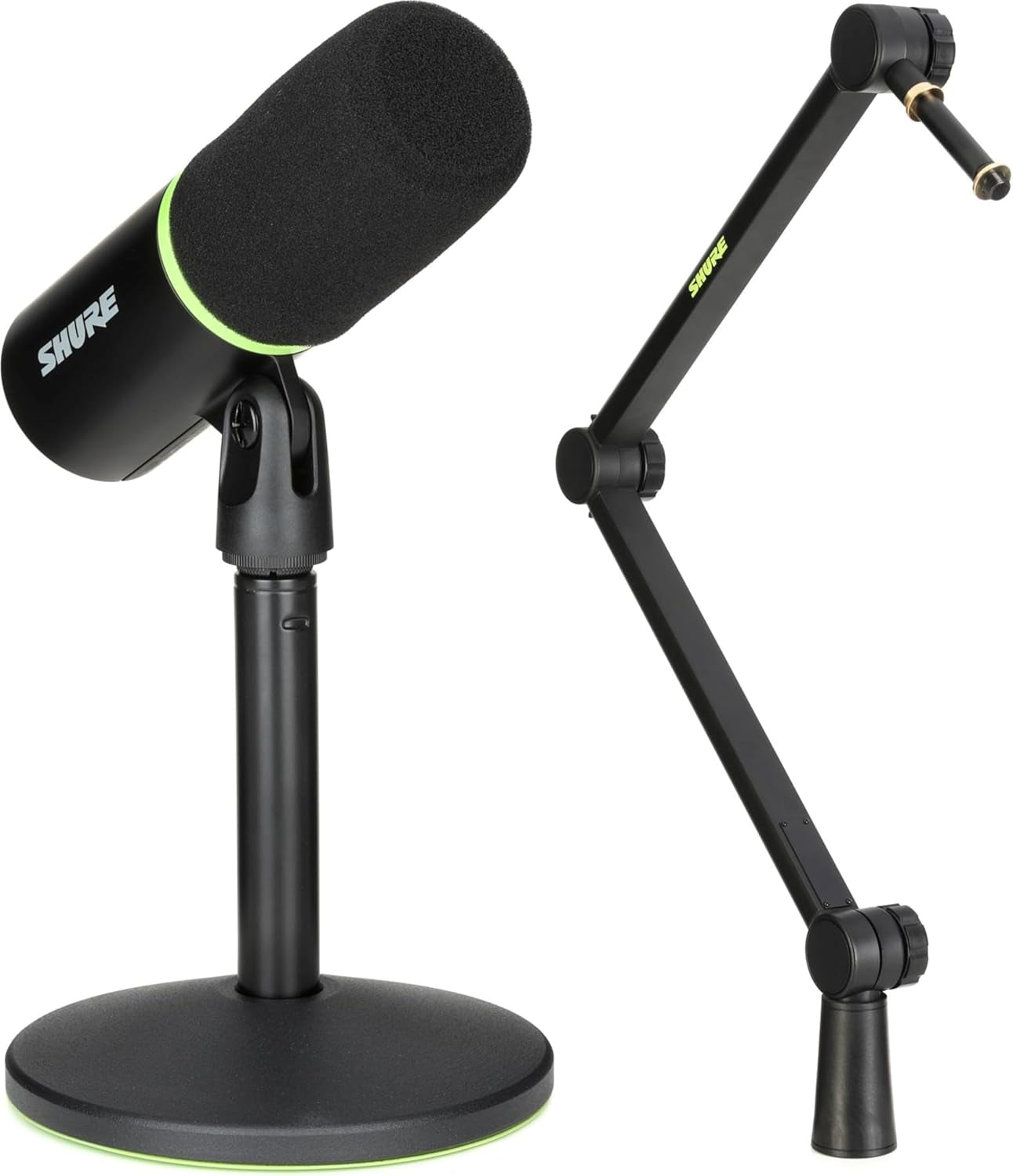 MV6 USB Gaming Microphone with Adjustable Desktop Boom Stand for Streaming, Podcasting, and Recording