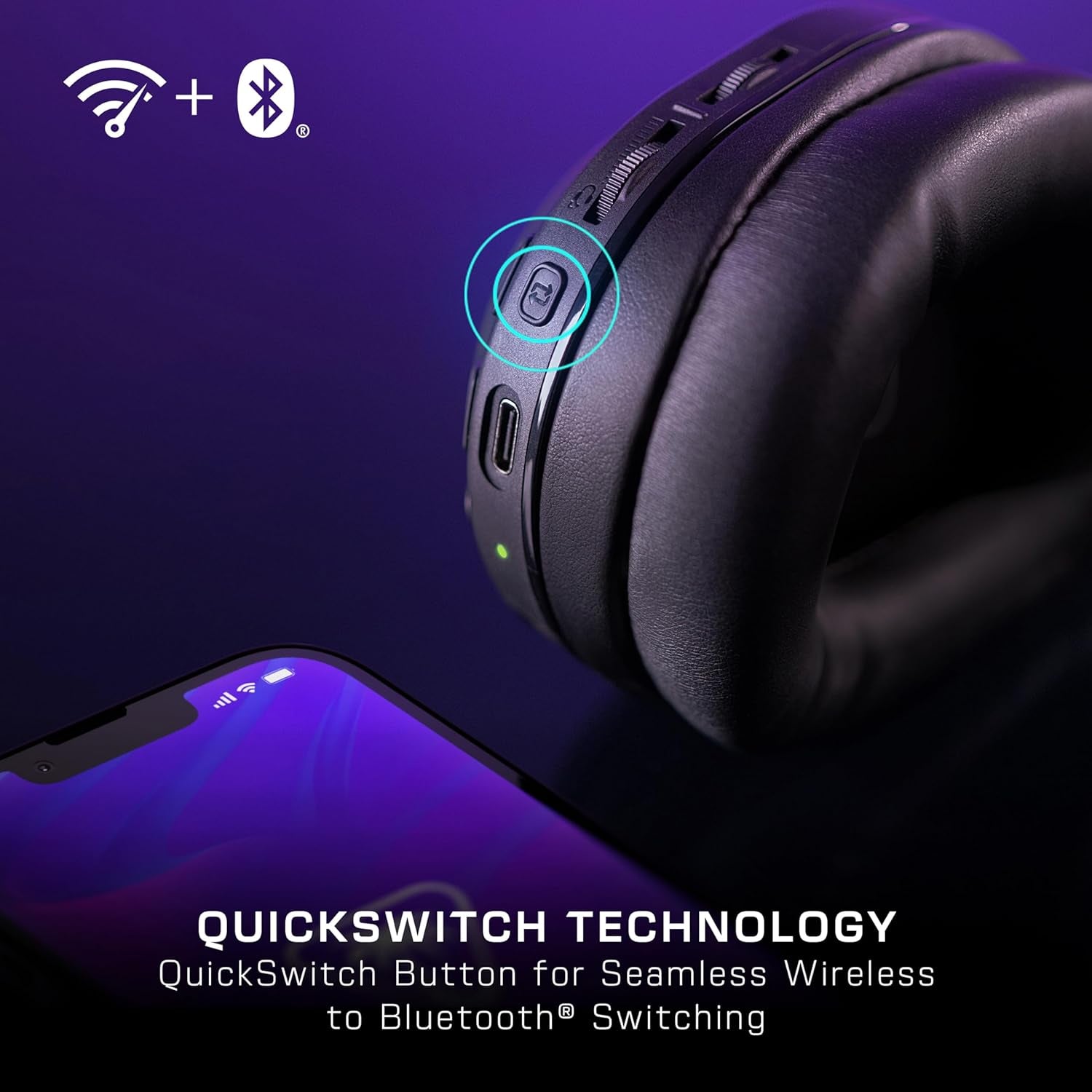 Stealth 500 Wireless Gaming Headset Licensed for Xbox Series X|S, Compatible with Xbox One, Bluetooth, PC, Mobile, 40 Hr Battery, Memory Foam Cushions, Flip-To-Mute Mic, Black