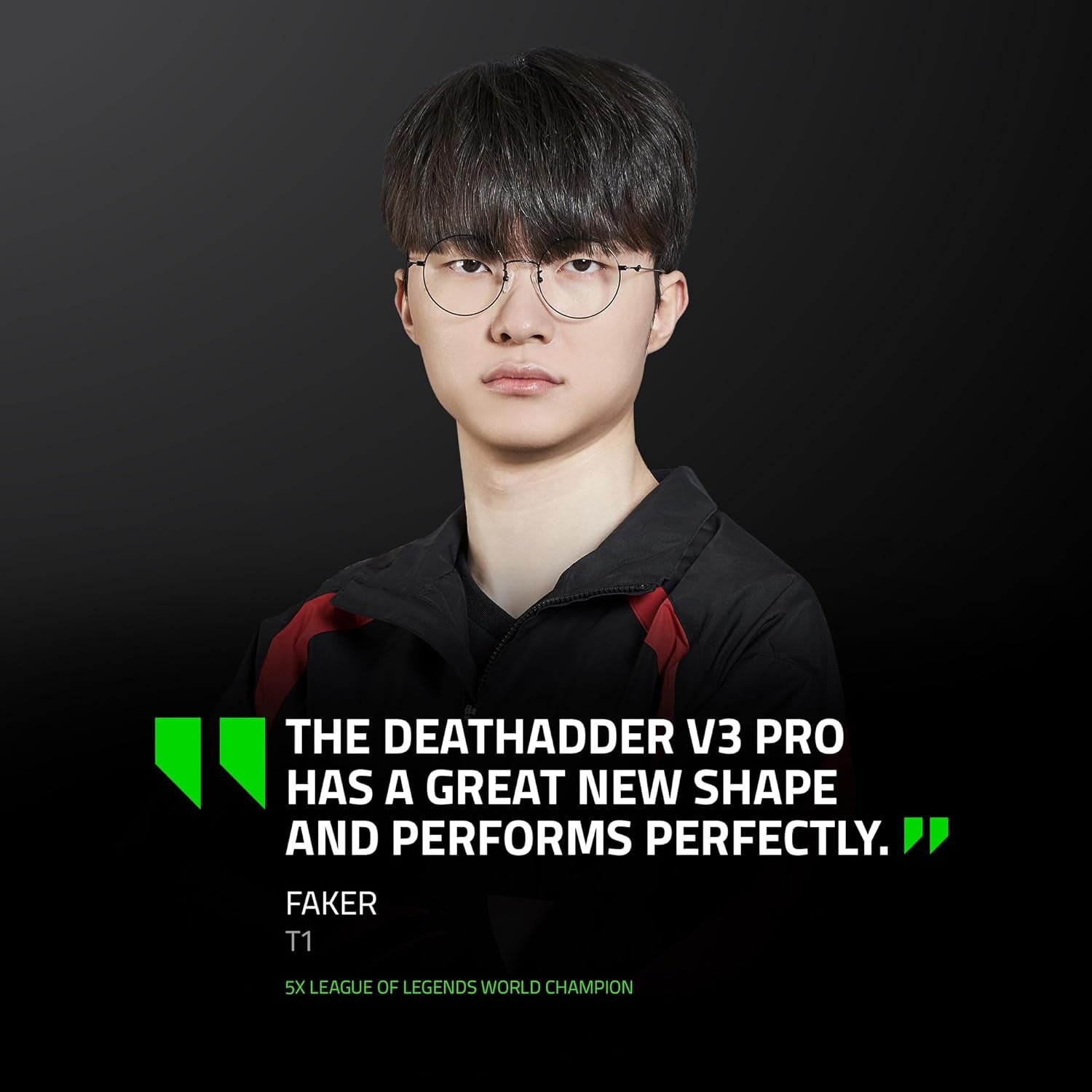 Deathadder V3 Pro Wireless Gaming Mouse + Hyperpolling Wireless Dongle: 63G Ultra Lightweight - Focus Pro 30K Optical Sensor - Optical Switches Gen-3-5 Programmable Buttons - Black
