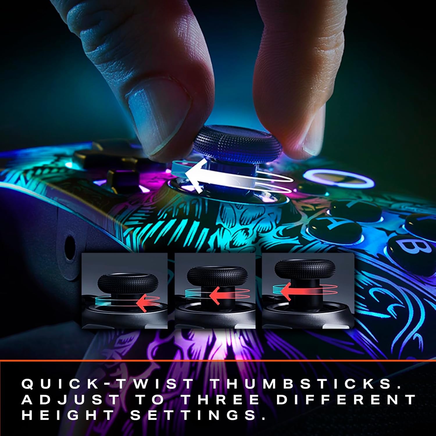FUSION Pro Wireless Controller for Xbox Series X|S with Lumectra, Gamepad, Wired Video Game Controller, Gaming Controller, Officially Licensed for Xbox Series X|S and Works on Xbox One and Windows 10/11
