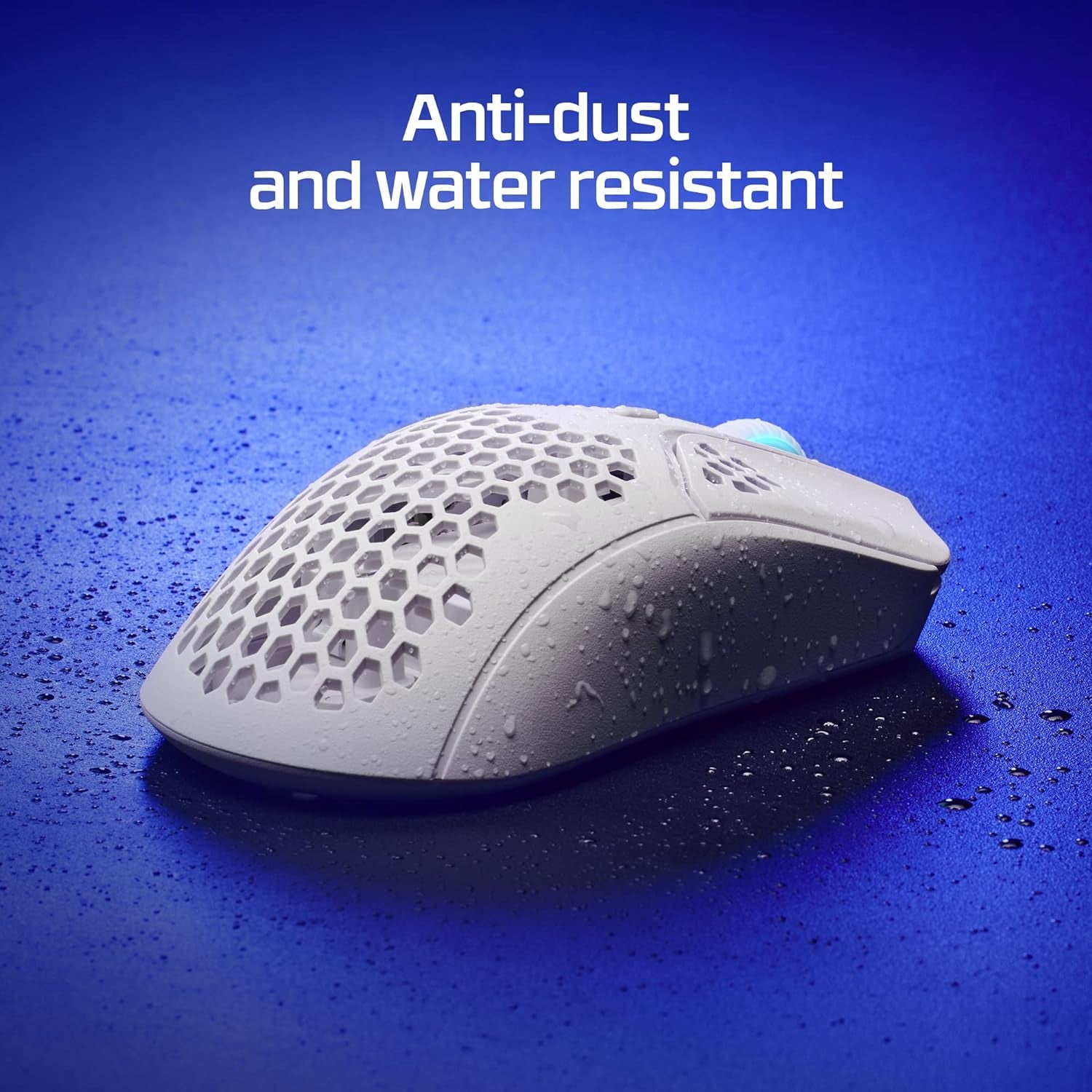 Pulsefire Haste – Wireless Gaming Mouse – Ultra Lightweight, 61G, 100 Hour Battery Life, 2.4Ghz Wireless, Honeycomb Shell, Hex Design, up to 16000 DPI, 6 Programmable Buttons – Black, 4P5D7AA