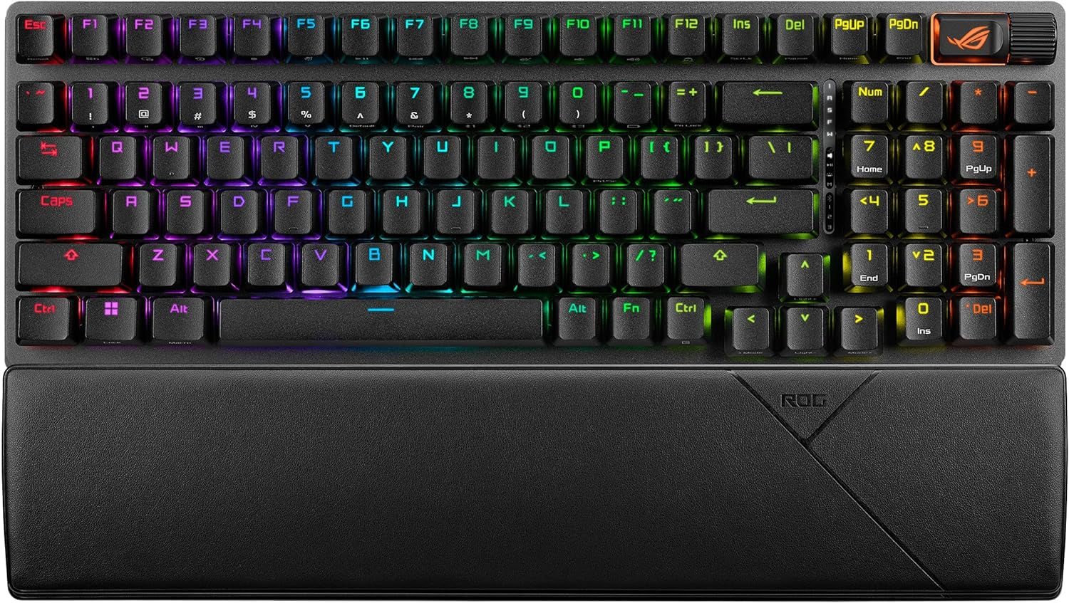 ROG Strix Scope II 96 Wireless Gaming Keyboard, Tri-Mode Connection, Dampening Foam & Switch-Dampening Pads, Hot-Swappable Pre-Lubed ROG NX Snow Switches, PBT Keycaps, Rgb-Black