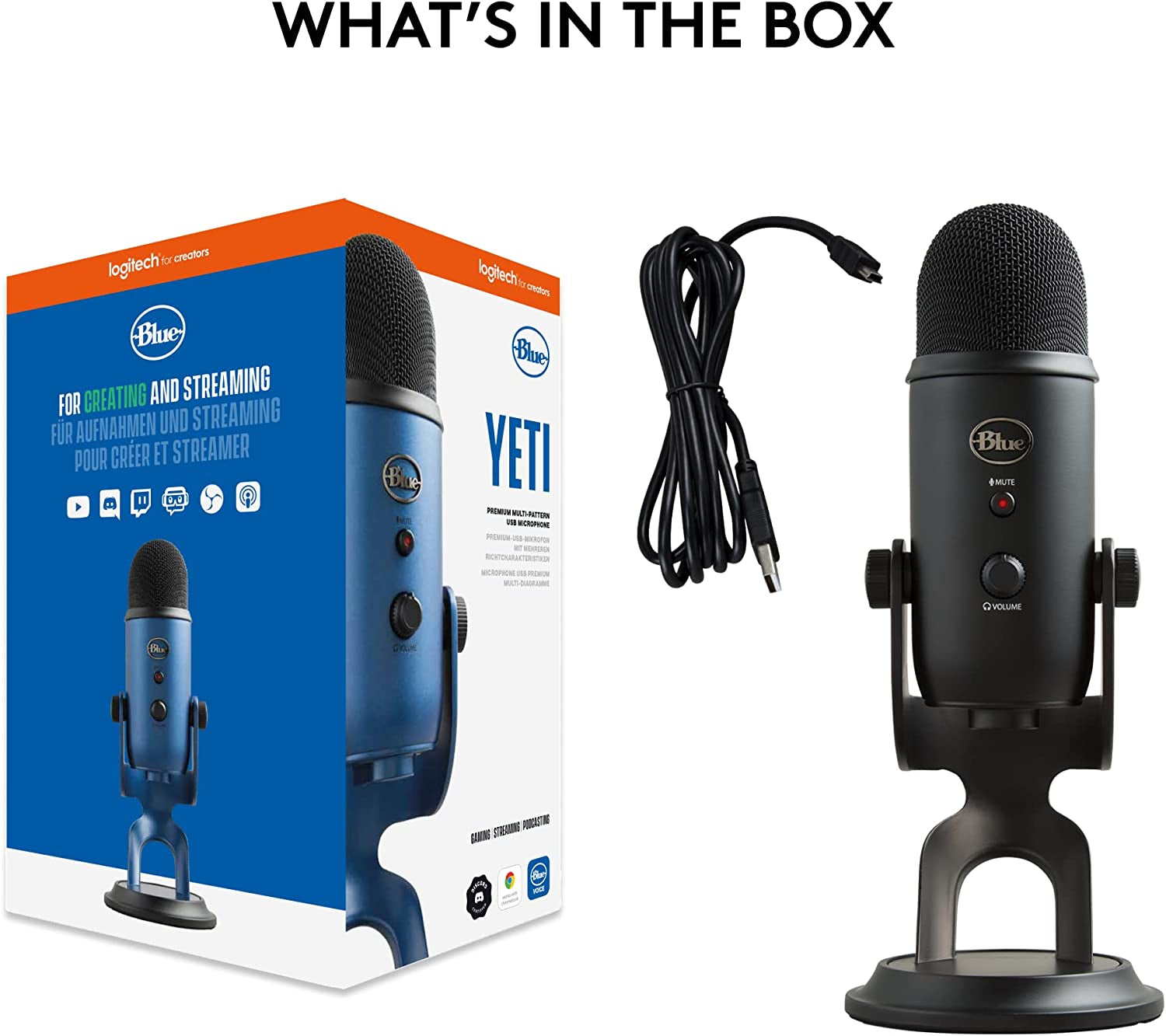 Yeti USB Microphone (Blackout)
