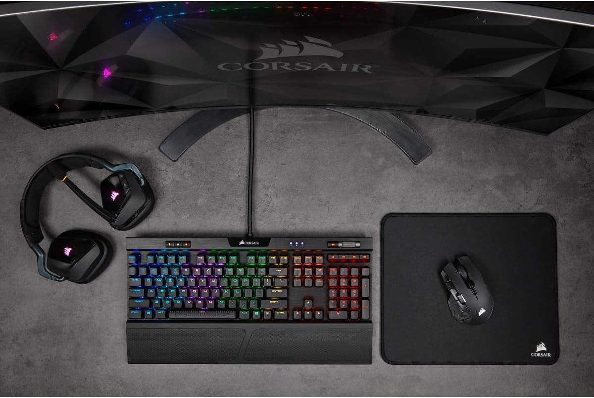 IRONCLAW WIRELESS RGB Rechargeable Gaming Mouse with Slipstream Technology - 18,000 DPI - 3-Zone RGB Multi-Color Backlighting - Black