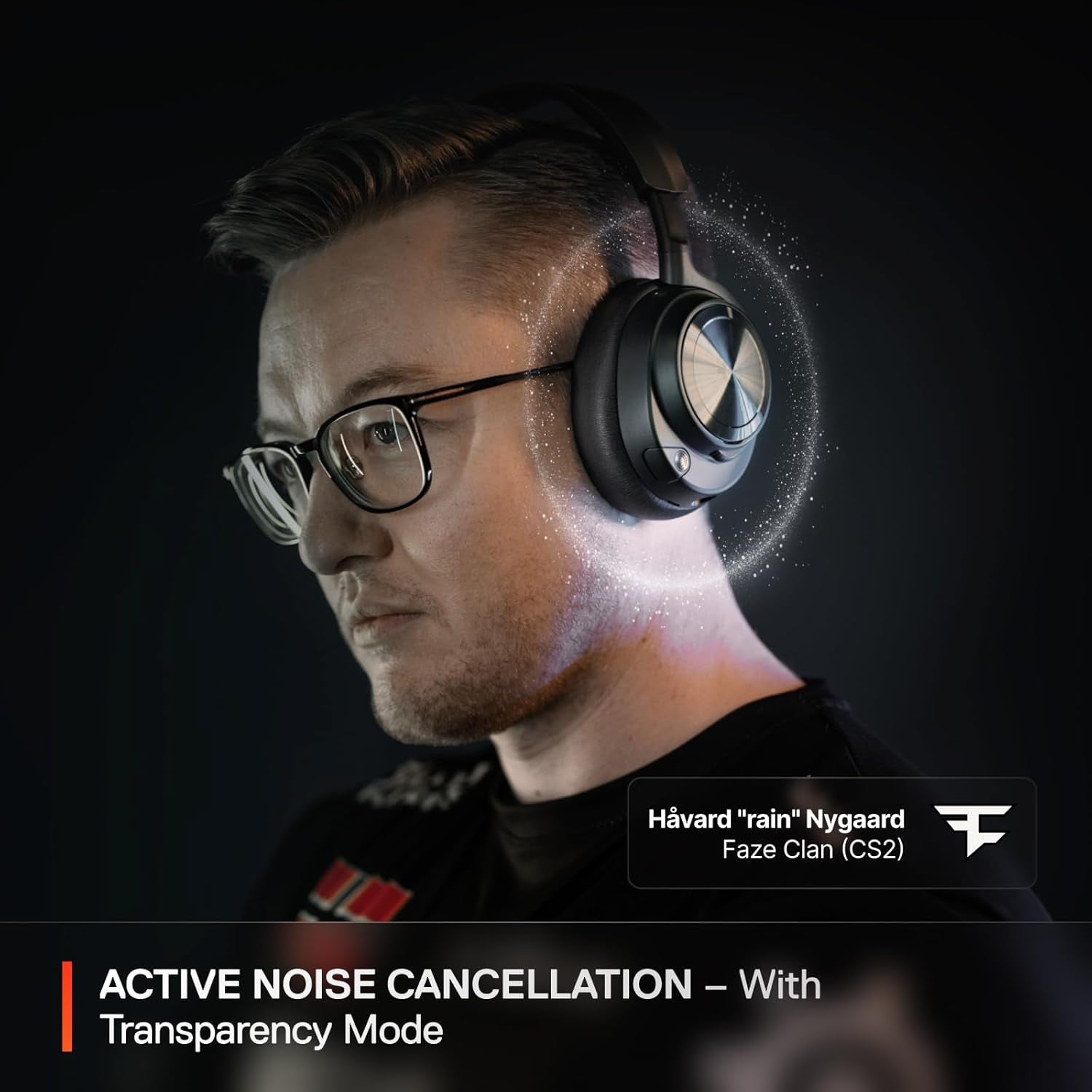 Arctis Nova Pro Wireless Multi-System Gaming Headset - Premium Hi-Fi Drivers - Active Noise Cancellation - Infinity Power System - Stealth Retractable Mic - PC, PS5/PS4, Switch, Mobile