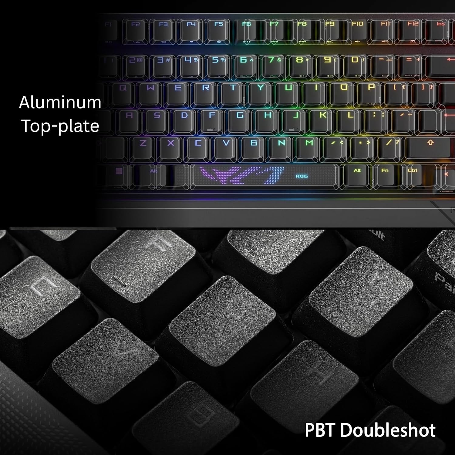 ROG Strix Scope II 96 Wireless Gaming Keyboard, Tri-Mode Connection, Dampening Foam & Switch-Dampening Pads, Hot-Swappable Pre-Lubed ROG NX Snow Switches, PBT Keycaps, Rgb-Black