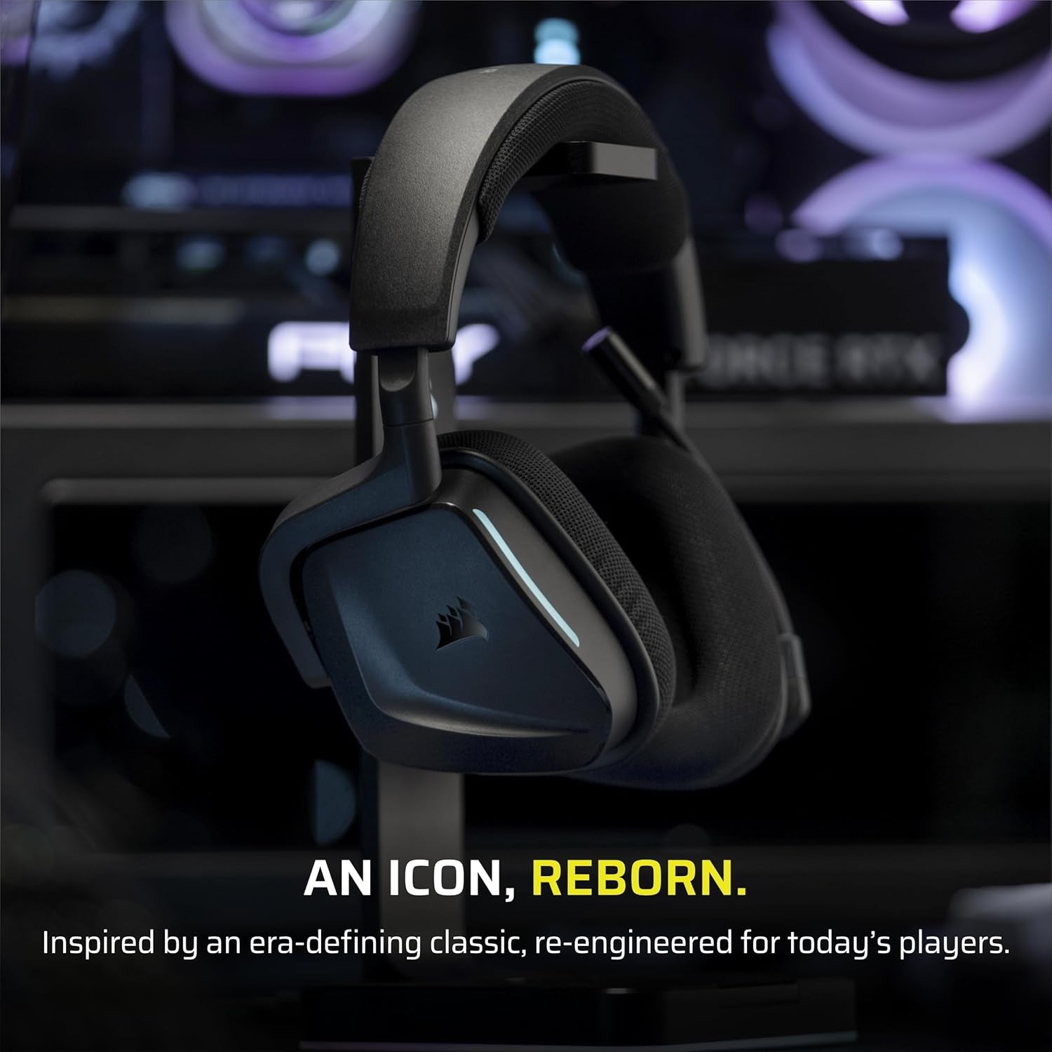 Void V2 Wireless Gaming Headset with Bluetooth for PC, PS5, PS4, Switch, Mobile – Dolby Atmos, 70 Hr Battery, Dual Wireless, Lightweight, Fast Charging – Carbon