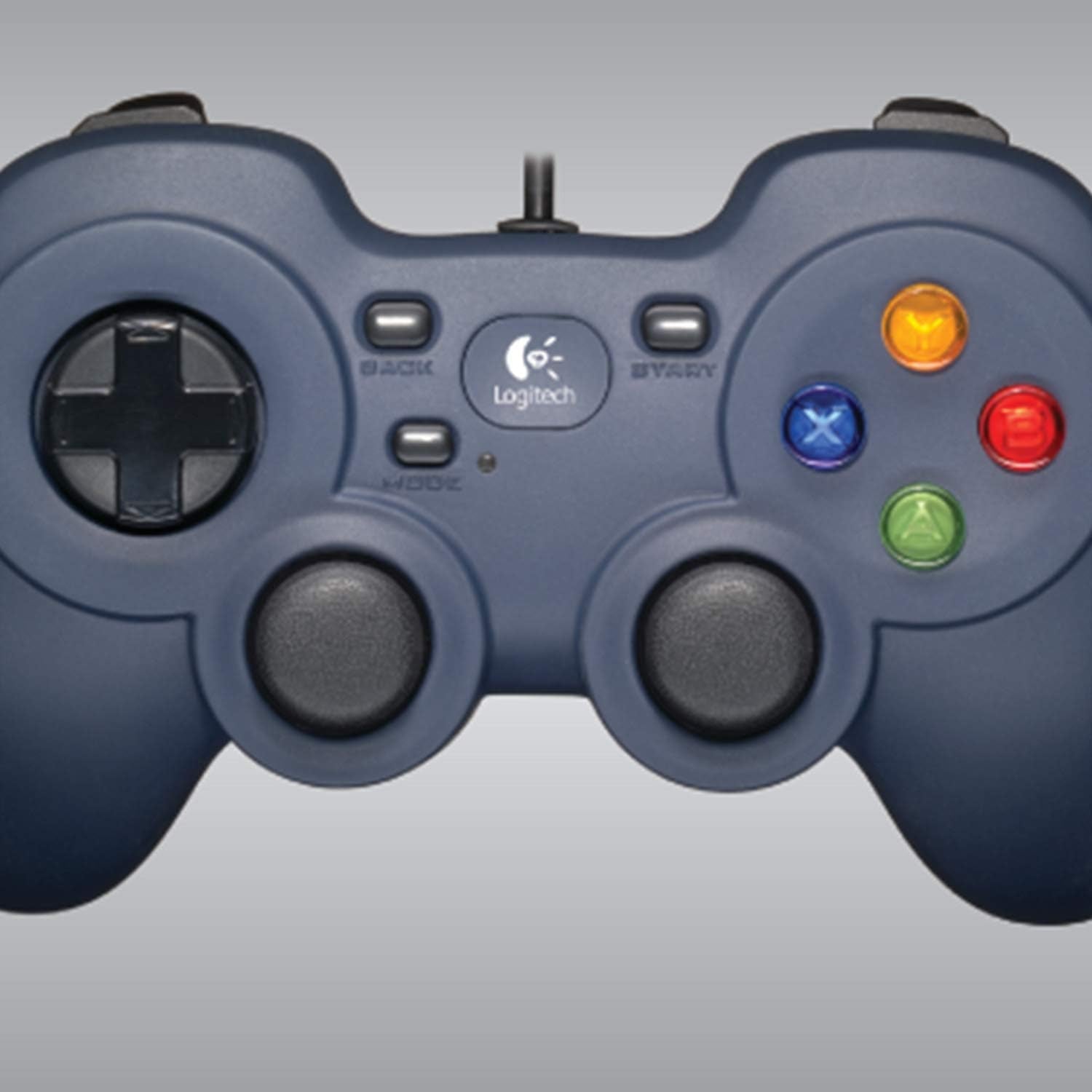 G F310 Wired Gamepad Controller Console like Layout 4 Switch D-Pad PC - Blue/Black