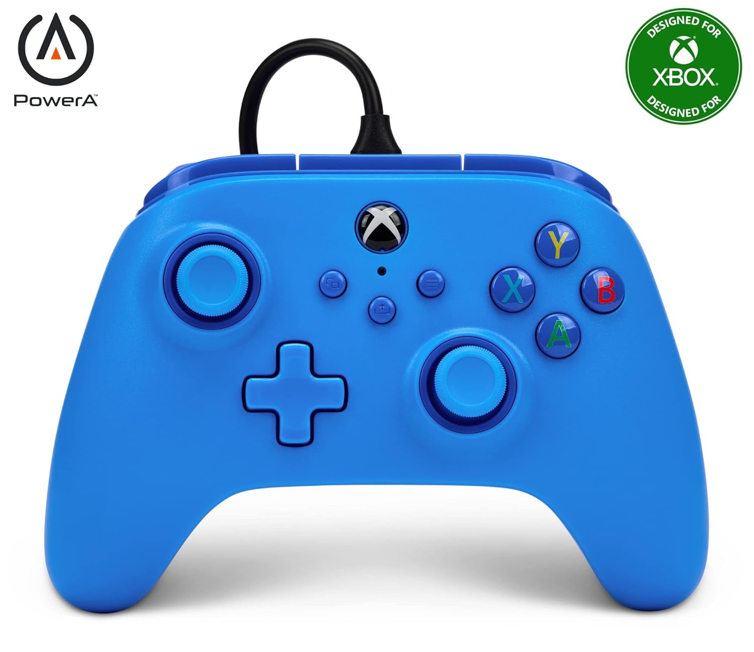 Wired Controller for Xbox Series X|S - Blue, Gamepad, Video Game/Gaming Controller, Works with Xbox One, Officially Licensed