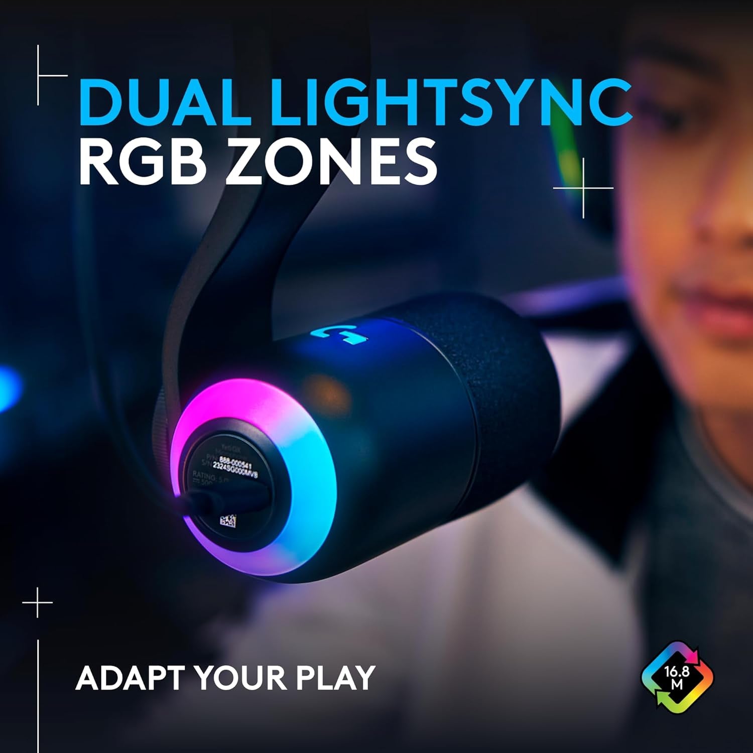Yeti GX Dynamic RGB Gaming Microphone, Podcast Microphone with LIGHTSYNC, Blue VO!CE, G HUB Control, USB Plug and Play - Black
