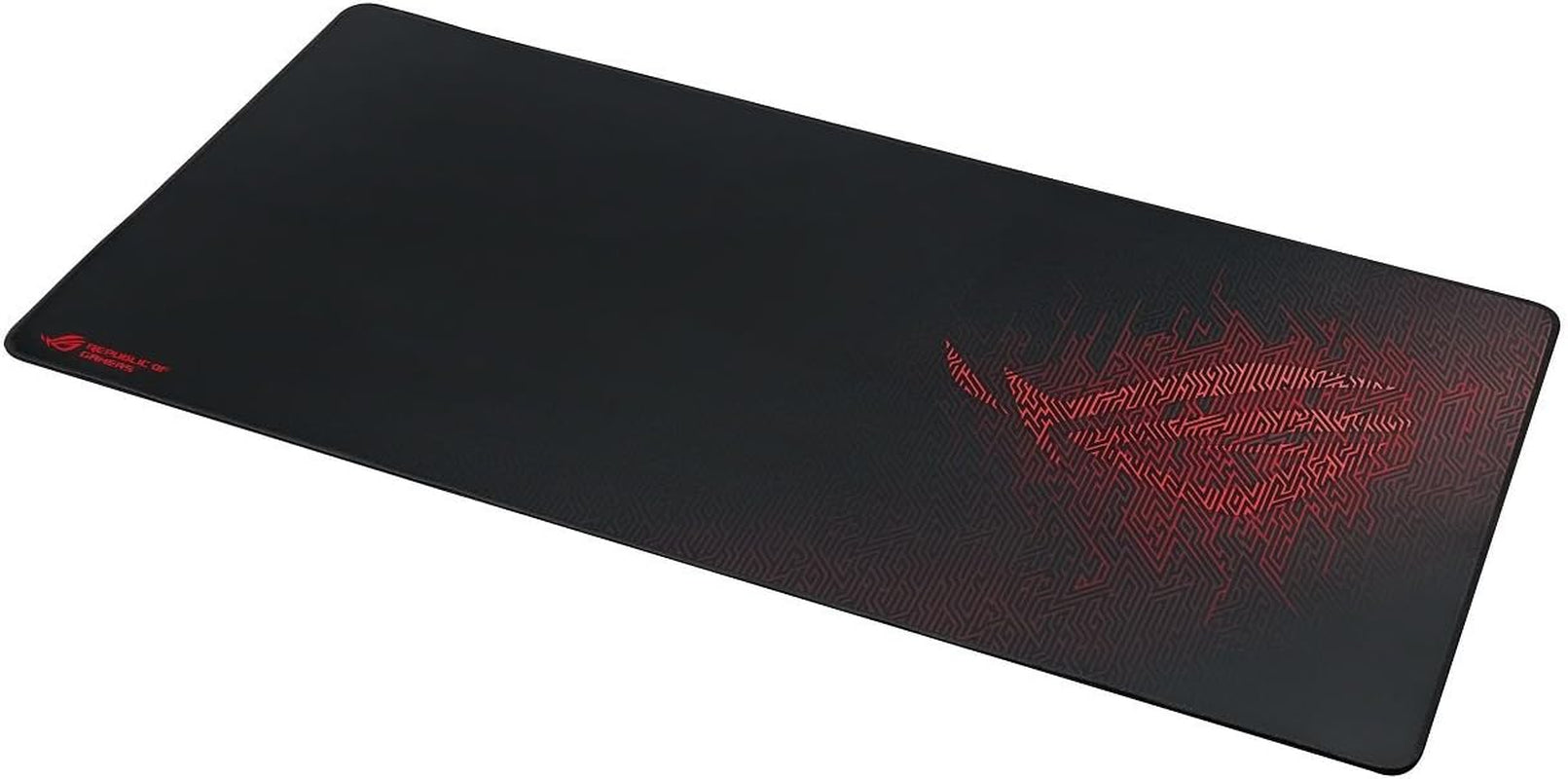 ROG Sheath BLK LTD Gaming Mouse Pad – 35.4” X 17.3", Extra-Large Surface, Black, Ultra-Smooth for Precise Mouse Control, Anti-Fray Stitched Edges, Non-Slip Base
