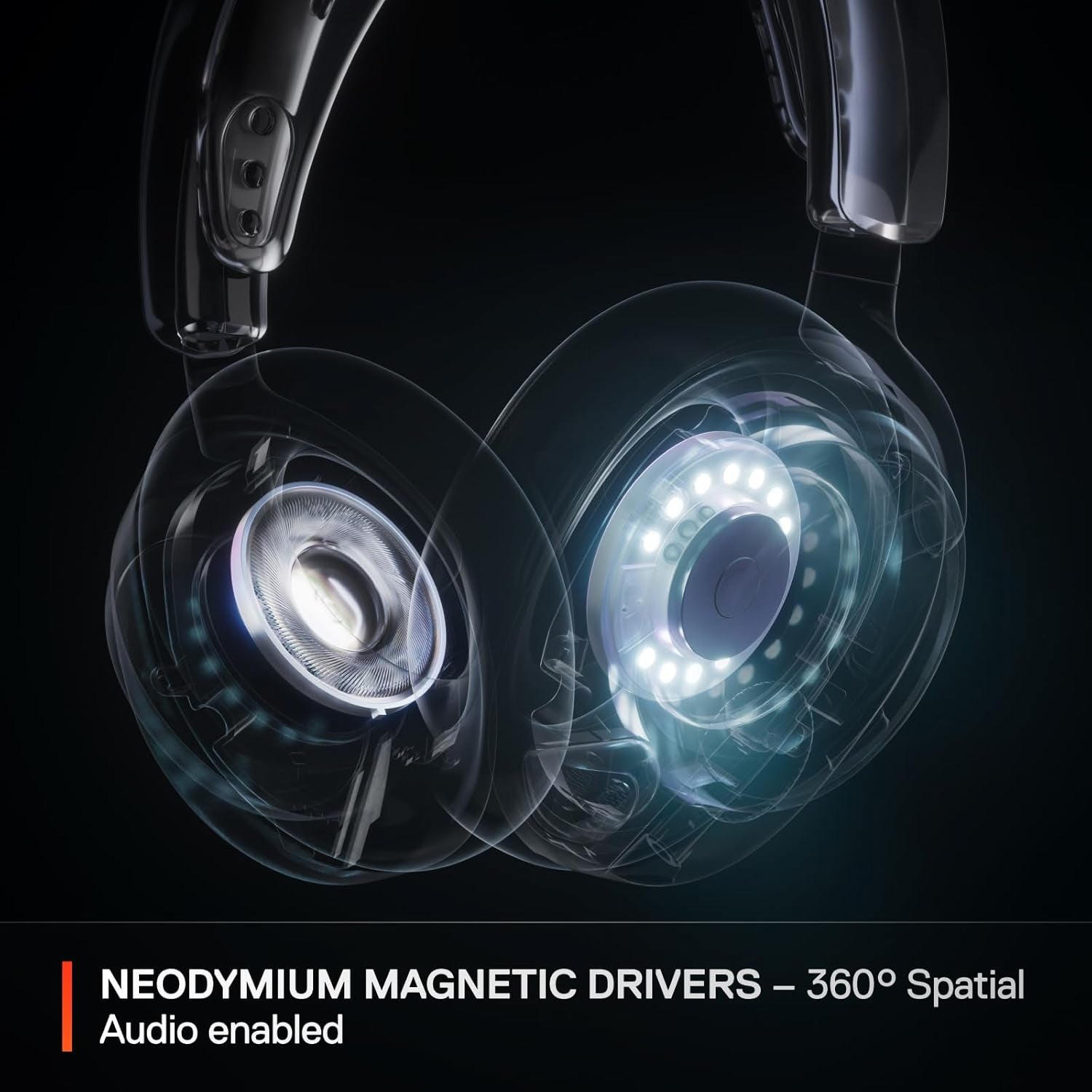 Arctis Nova Pro Wireless Multi-System Gaming Headset - Premium Hi-Fi Drivers - Active Noise Cancellation - Infinity Power System - Stealth Retractable Mic - PC, PS5/PS4, Switch, Mobile