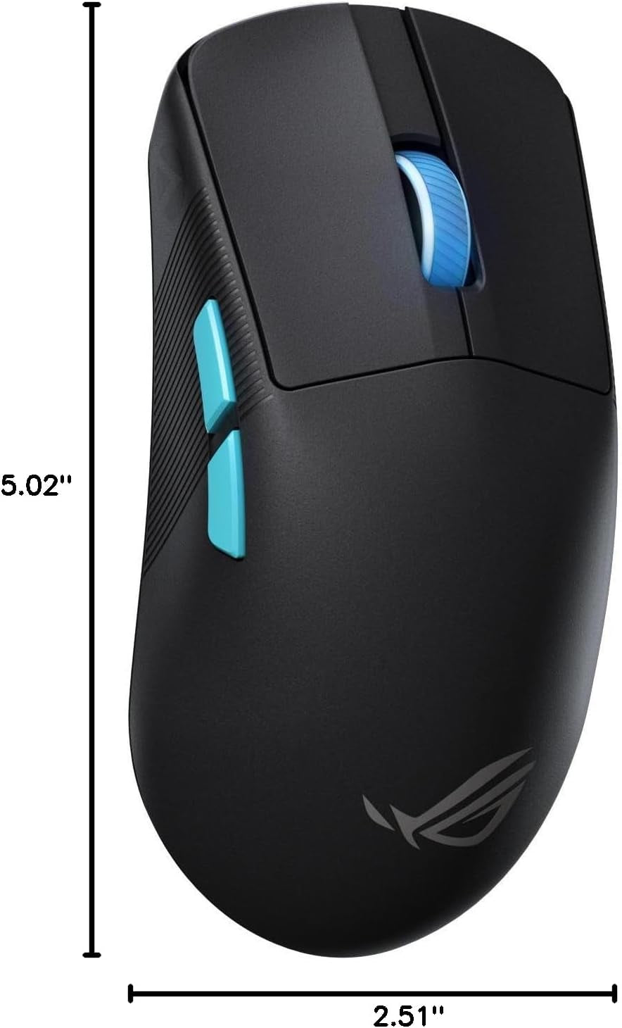 ROG Harpe Gaming Wireless Mouse, Ace Aim Lab Edition, 54G Ultra-Lightweight, 36,000 DPI Sensor, 5 Programmable Buttons, Tri-Mode Connectivity (2.4Ghz RF, Bluetooth, Wired), Speednova, Black